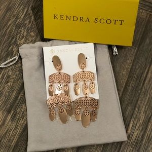 Kendra Scott NEW Emmet Gold Statement Earrings